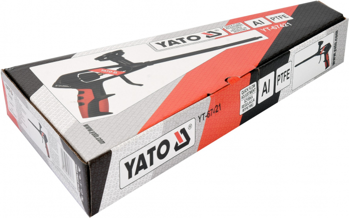 Pistol pentru spuma Al-PTFE buton ergonomic YATO [3]