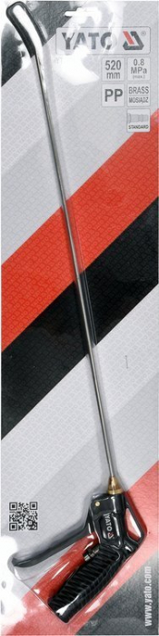 Pistol pentru suflat cu tija lunga YATO 520mm 8bar 1/4 [2]