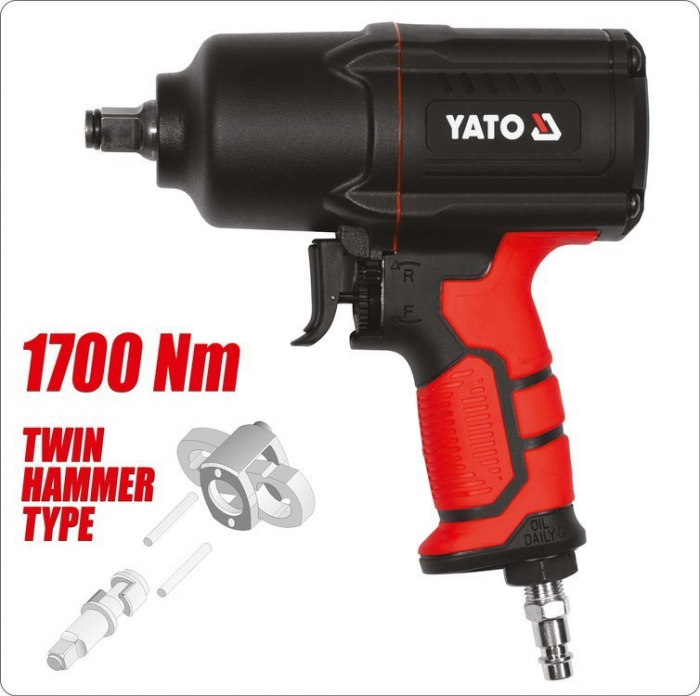 Pistol pneumatic YATO 1/2 1700Nm [4]