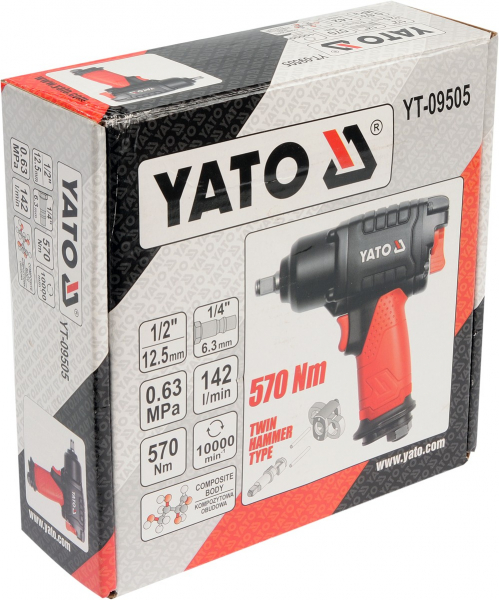 Pistol pneumatic YATO, 1/2 Inch 570Nm [5]