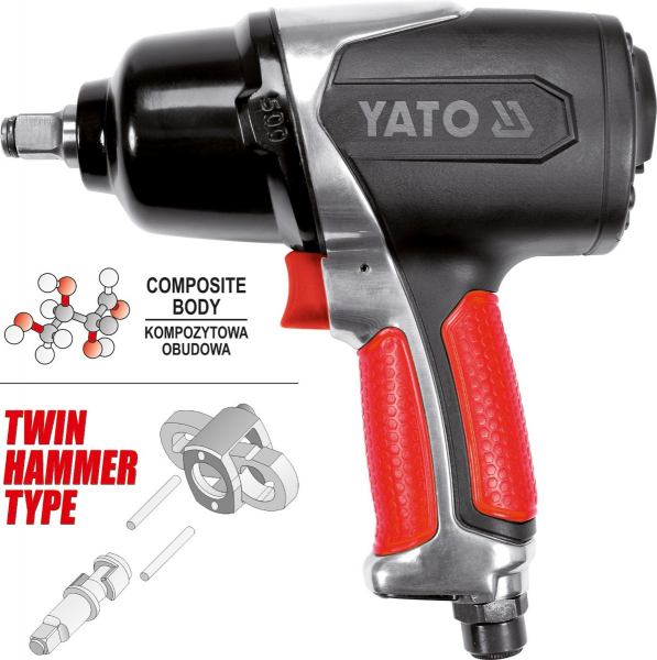 Pistol pneumatic YATO, 1/2", 680Nm [5]