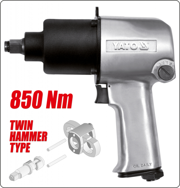 Pistol pneumatic Yato, 1/2", 850Nm [4]