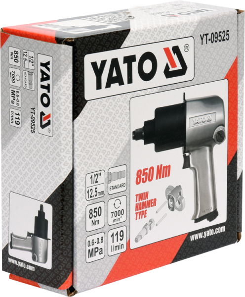 Pistol pneumatic Yato, 1/2", 850Nm [3]