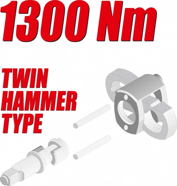 Pistol pneumatic YATO, 3/4", 1300Nm [5]