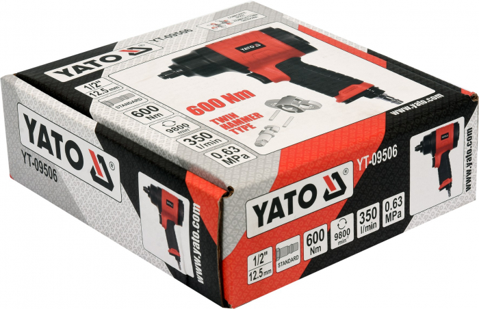 Pistol pneumatic YATO cheie profesionala 1/2 600Nm COMPOZIT [4]