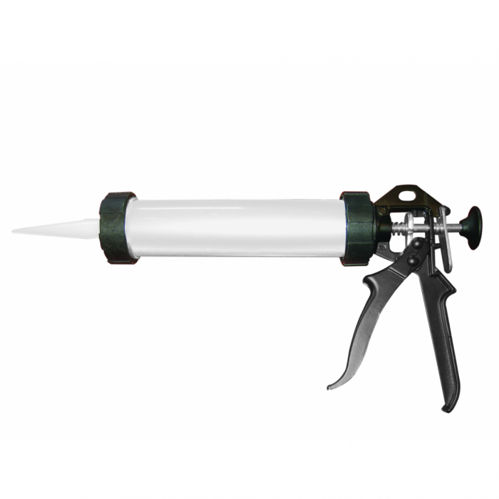 Pistol tub aluminiu pentru mastic siliconic 9"/225mm TopStrong [2]