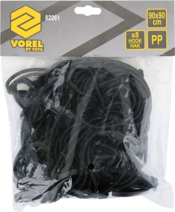 Plasa pentru bagaje VOREL 90 X 90cm 8 carlige [3]