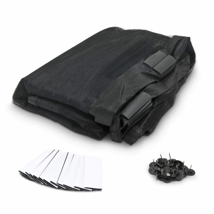 Plasa tantari pt. usi - inchidere magnetica, 100x210 cm - negru [3]