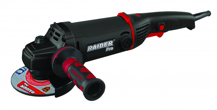 Polizor unghiular 125 mm x 1500 W RDP-AG64 Black edition Raider