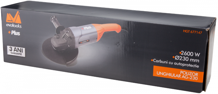 Polizor unghiular AG 230 EPTO PLUS 2600W 230mm 6500rpm EVOTOOLS [5]