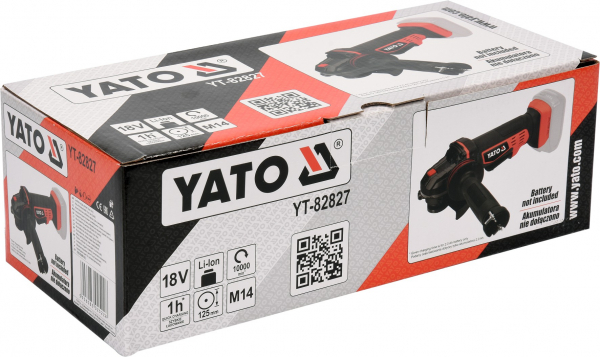 Polizor Unghiular YATO, 18V, 125mm, Nu include acumulator si incarcator [4]