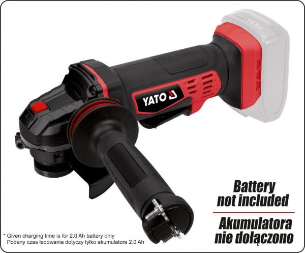 Polizor Unghiular YATO, 18V, 125mm, Nu include acumulator si incarcator [3]