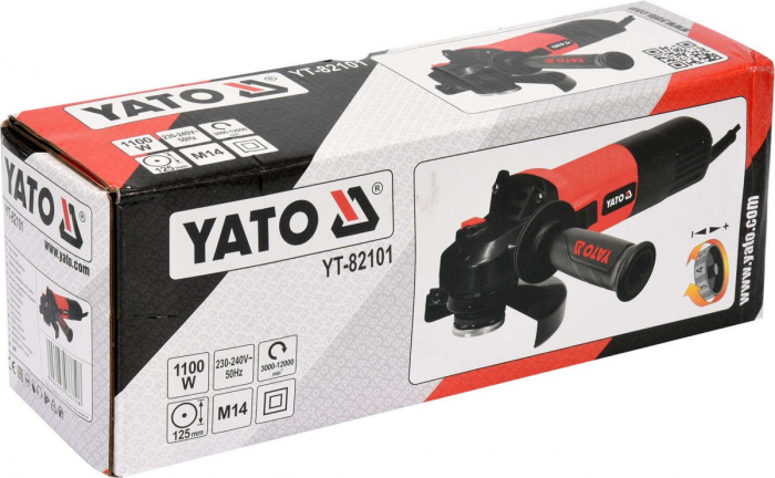Polizor unghiular YATO 1100W 125mm viteza reglabila [4]
