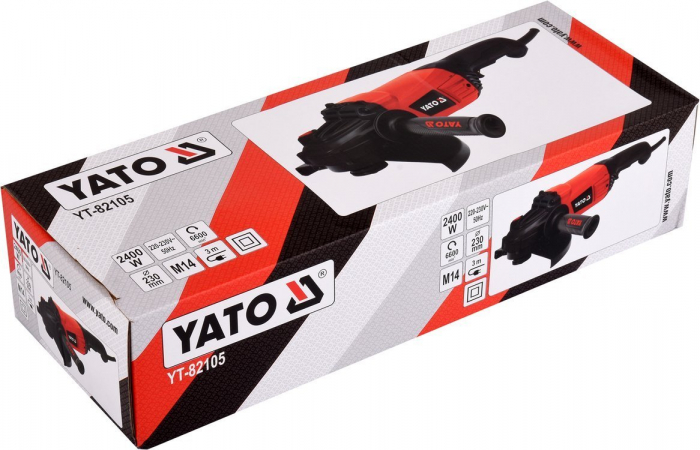 Polizor unghiular YATO, 2400W, 230mm [3]