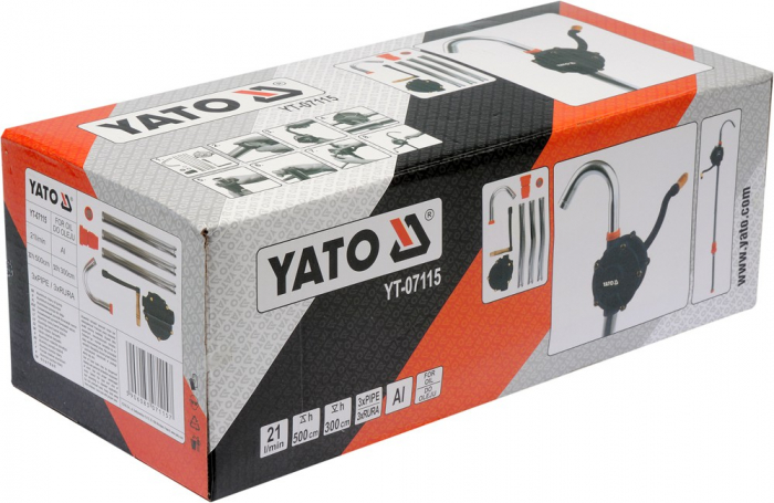 Pompa rotativa YATO, pentru ulei, 21 l/min [4]
