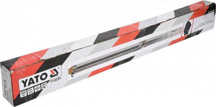 Pompa submersibila de adancime YATO, apa curata, 550W, 6000 l/h [3]