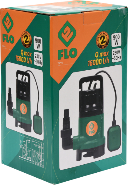 POMPA SUBMERSIBILA 900W FLO [2]