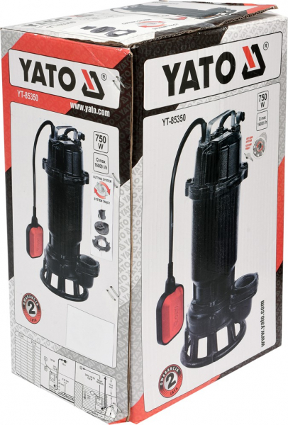 Pompa submersibila YATO, cu tocator, 750W [3]