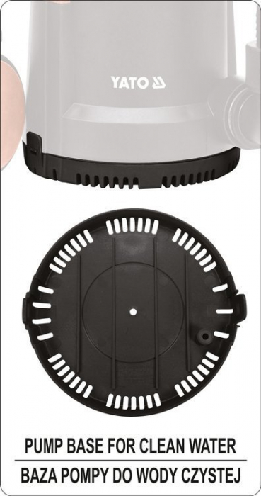 Pompa submersibila YATO, apa curata si murdara, 900W, 18000 l/h [5]
