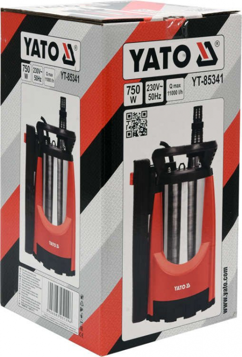 Pompa submersibila YATO, apa curata si murdara, 750W, 11000 l/h [3]