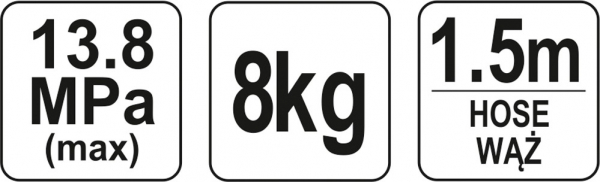 Pompa YATO, Pentru Gresat, 8kg, 1.5m [2]