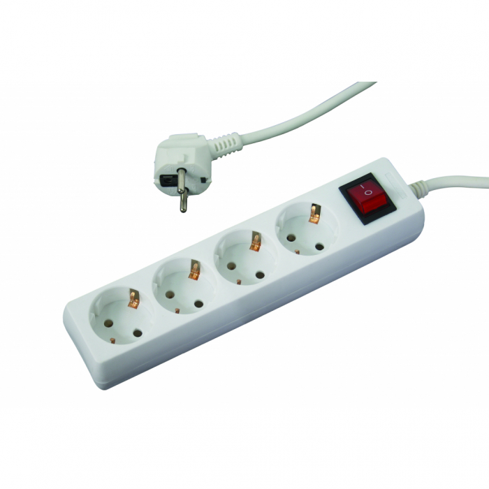 Prelungitor 4 prize 3.0mx1.5mm cu intrerupator Makalon [2]