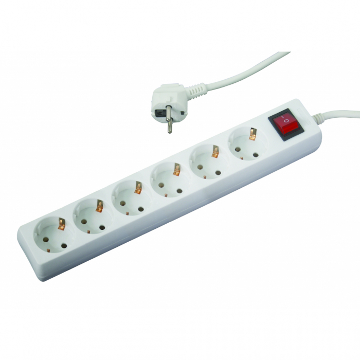 Prelungitor 6 prize 1.5mx1.5mm cu intrerupator Makalon [2]
