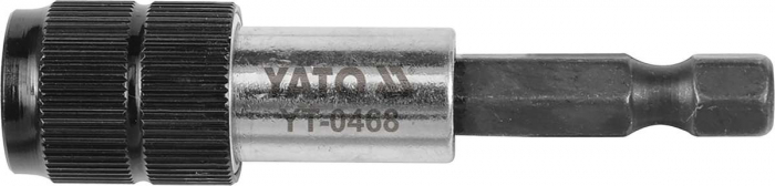 Prelungitor biti cu magnet YATO 1 4 60mm, QUICK CONNECT