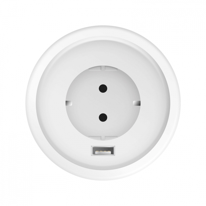 Priză pop-up - priză încorporată + USB - albă [5]