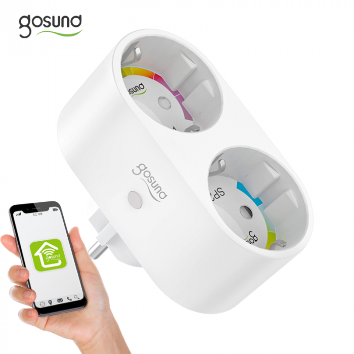 Priza dubla smart WiFi GOSUND SP211 3500W [9]