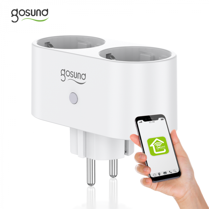 Priza dubla smart WiFi GOSUND SP211 3500W [10]