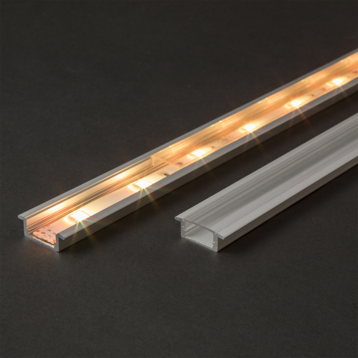 Profil din aluminiu pt. benzi LED 1000x23x8mm [2]
