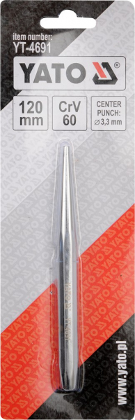 Punctator tip hex YATO, 120mm [2]