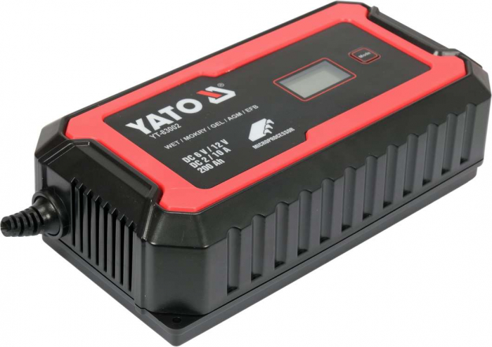 Redresor digital YATO display LCD 6V/2A, 12V/10A baterie 5 - 200A [3]