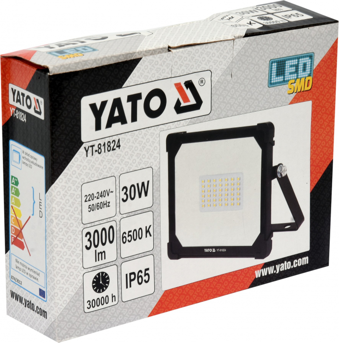 Reflector cu led YATO 30W 3000lm 6500K IP65 30000h [3]