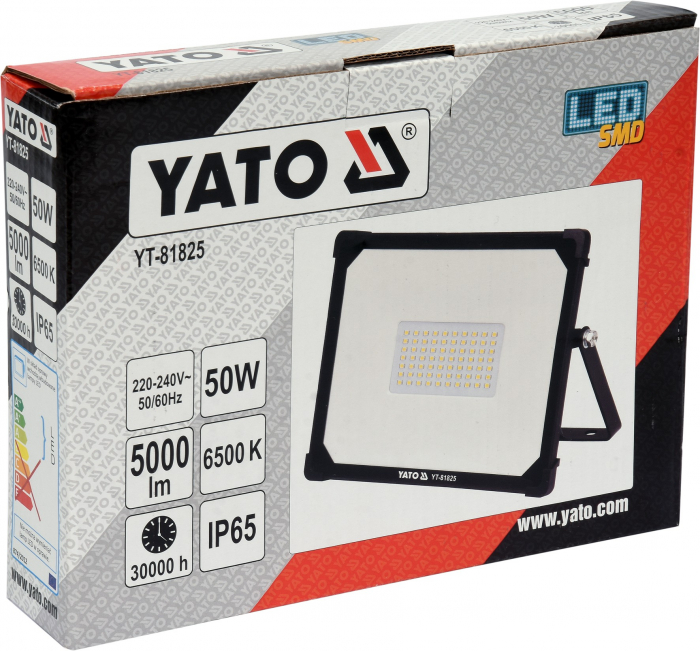 Reflector cu led YATO 50W 5000lm 6500K IP65 30000h [3]
