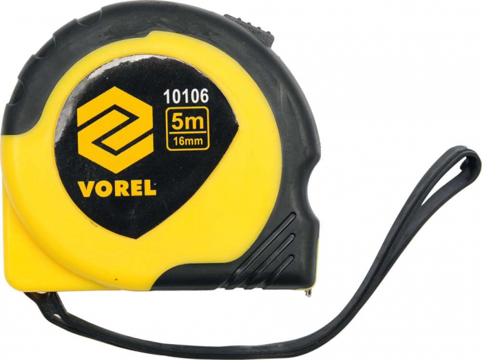 RULETA 7,5 M X 25 MM, GALBEN - NEGRU VOREL [2]