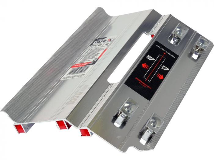 Sablon slefuire margini placi ceramice YATO 250X170mm, unghi 45 grade [2]