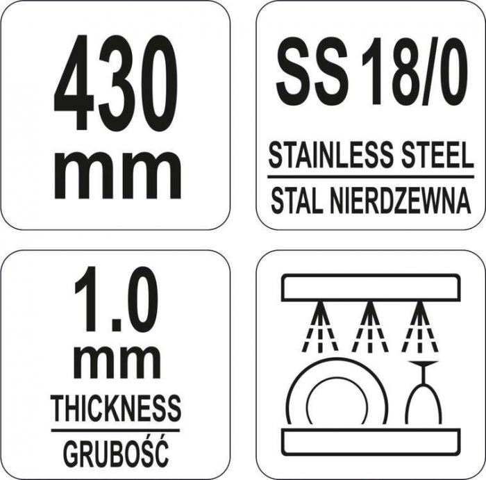 Spatula ingusta YATO cofetarie 440mm [3]