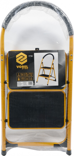 Scara VOREL, otel/aluminiu, 99cm, 2 trepte [8]