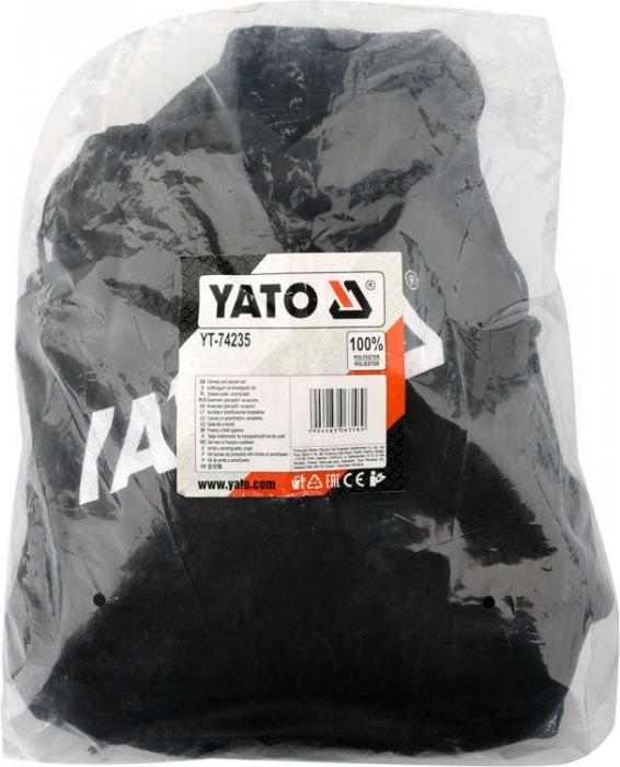 Scaun de siguranta tip ham cu amortizor YATO 2 brate, centura talie, poliester [5]