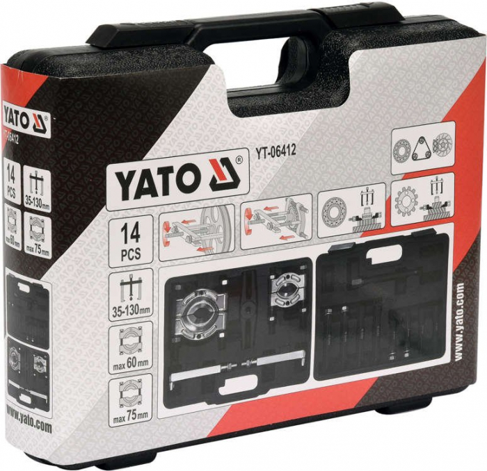 Set extractoare rulmenti YATO CrV 35-130mm 14buc [4]