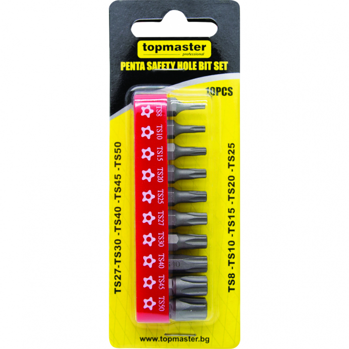 Set 10 biti Torx 1/4 TS8-50 TMP Top Master Pro [4]