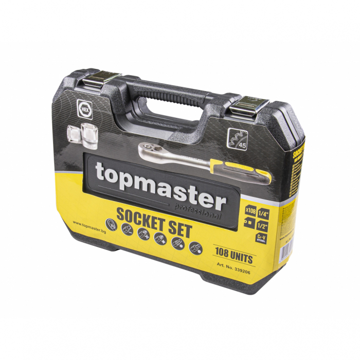 Set 108 tubulare ¼ si ½ CR-V entry level TMP Top Master Pro [2]