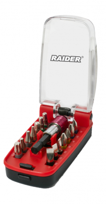 Set 15 biti si suport magnetic 1 4 raider raider