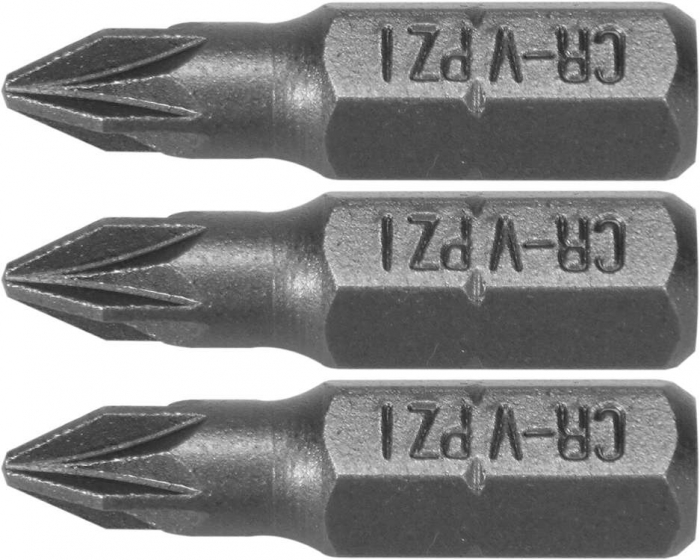 SET 3 BITI 1/4 PZ1X25MM STHOR [2]