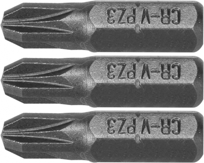 SET 3 BITI 1/4 PZ3X25MM STHOR [2]