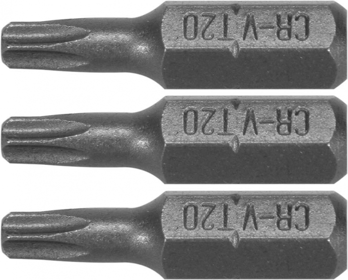 SET 3 BITI TORX 1/4 T20X25MM STHOR [2]