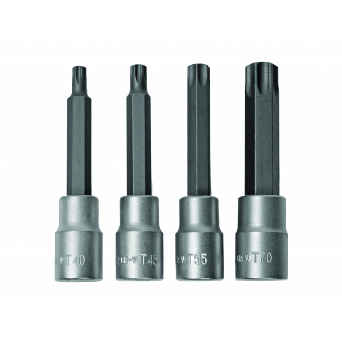 Set 4 biti torx act.1/2" T40-T70 100mm CR-V TMP Top Master Pro [2]
