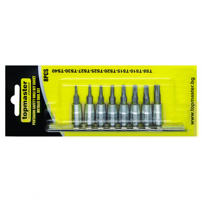 Set 8 biti Torx 1/4' TS8-40 TMP Top Master Pro [4]